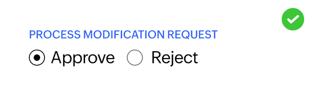 Process Modification Form